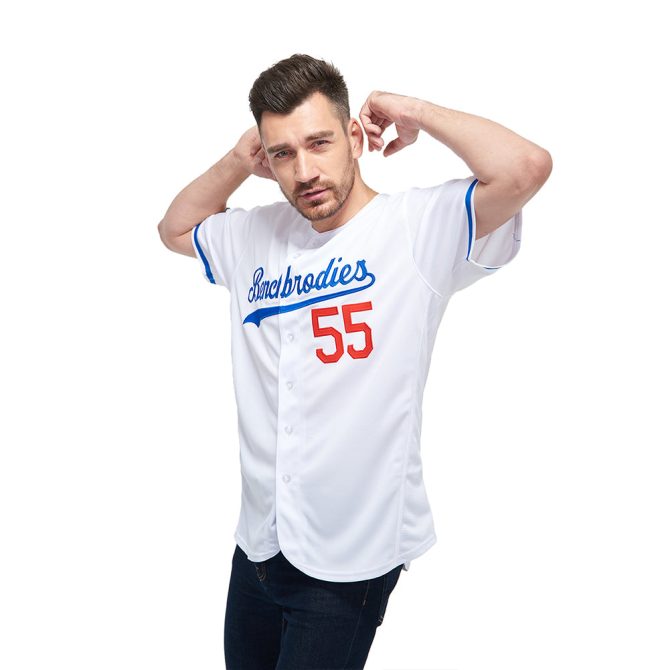 Custom White Royal-Red Authentic Baseball Jersey